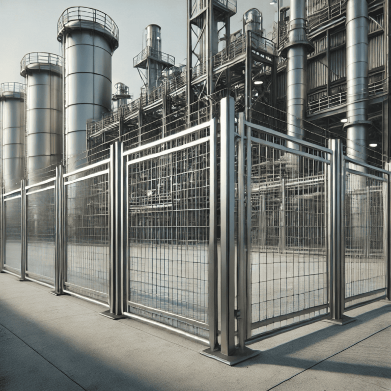 Imagen Cercas Parametrales: Protección perimetral industrial diseñada con materiales de alta resistencia.