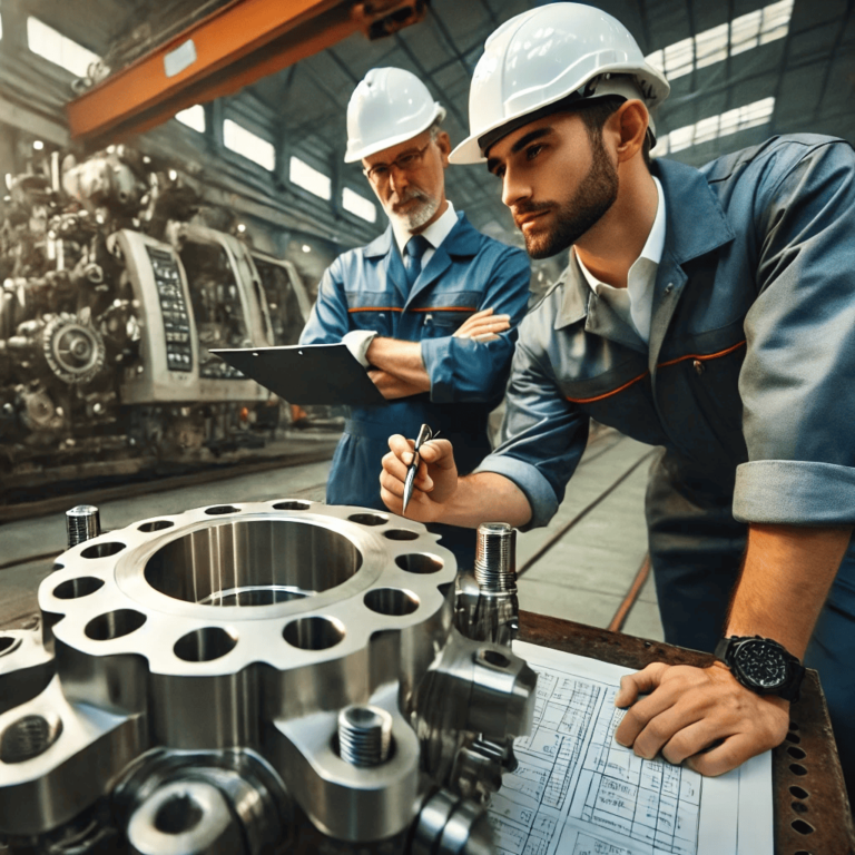Imagen Piezas Industriales a Medida: Diseñamos y fabricamos piezas industriales complejas a medida, con precisión y resistencia garantizada.