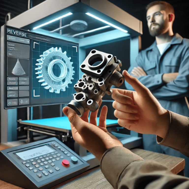 Imagen Ingeniería Inversa en 3D: Escaneamos y reproducimos piezas existentes con precisión utilizando ingeniería inversa y nuestras capacidades de impresión 3D.